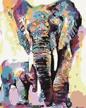 Paint By Number Set Elephants 40x50cm