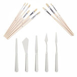 Painting Knives &amp; Brush Set