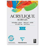 Clairefontaine Acrylpapier 360 grams A4 10 Sheets
