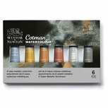 Winsor &amp; Newton Cotman 6 Tubes Metallic Collection 6x8ml