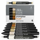 Winsor &amp; Newton Promarker Brush Set Skin Tones