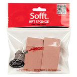PanPastel Sofft Tools Art Sponge Set Angle Slice Flat 2 pcs