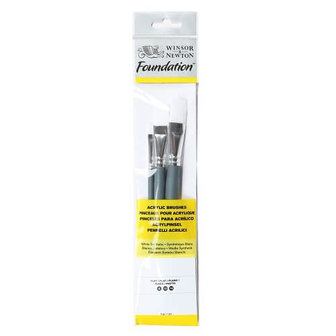 Winsor &amp; Newton Foundation Acrylverf Penselen Set 2