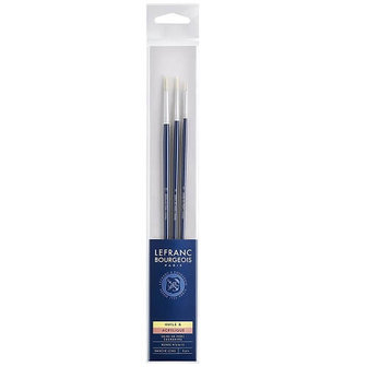 Lefranc &amp; Bourgeois Fine Oil brush Penselenset 5 Varkenshaar