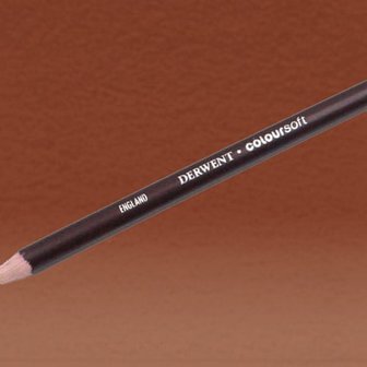 Derwent Coloursoft Potlood Dark Terracotta 610