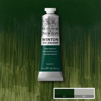 Winton Olieverf 37ML Cadmium Dark Verdigris 405