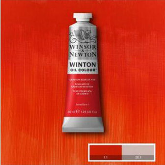 Winton Olieverf 37ML Cadmium Scarlet Hue 107