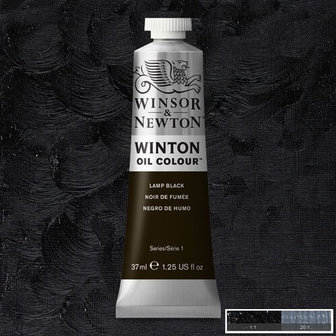 Winton Olieverf 37ML Lamp Black nr25 337