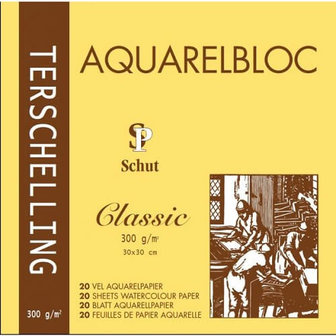 Schut Terschelling Classic Aquarelblok 300gram 30x30