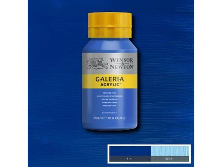 Galeria Acrylverf 500ml Process Cyan 535