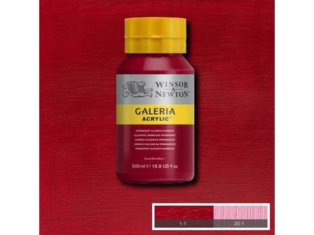 Galeria Acrylverf 500ml Permanent Alizarin Crimson 466