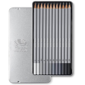 Winsor &amp; Newton Studio Collection 12 Graphite Soft Pencil Set 2