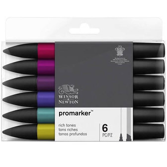 Winsor &amp; Newton Promarker Set Rich Tones