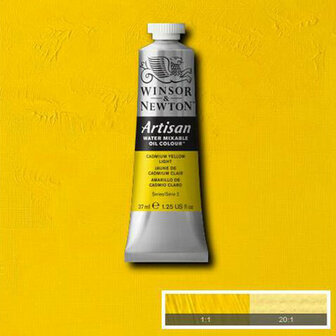Winsor &amp; Newton Artisan Water Mixable Oil Colour Cadmium Yellow Light 113 37ml
