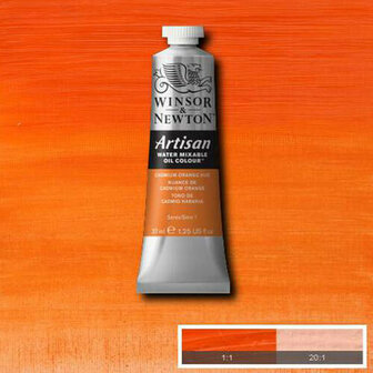 Winsor &amp; Newton Artisan Water Mixable Oil Colour Cadmium Orange Hue 090 37ml