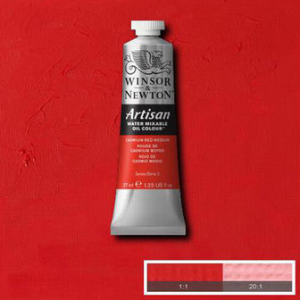 Winsor &amp; Newton Artisan Water Mixable Oil Colour Cadmium Red Medium 099 37ml