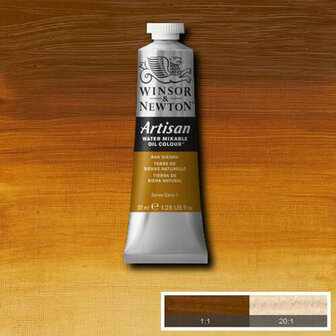 Winsor &amp; Newton Artisan Water Mixable Oil Colour Raw Sienna 552 37ml