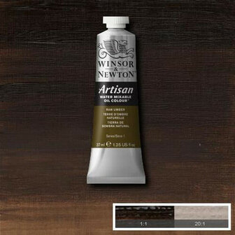 Winsor &amp; Newton Artisan Water Mixable Oil Colour Raw Umber 554 37ml