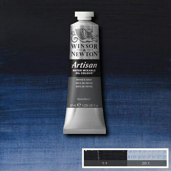 Winsor &amp; Newton Artisan Water Mixable Oil Colour Paynes Gray 465 37ml