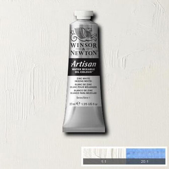 Winsor &amp; Newton Artisan Water Mixable Oil Colour Zinc White 748 37ml