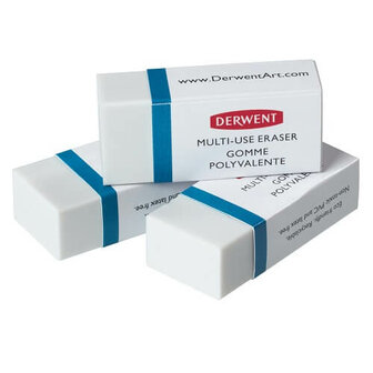 Derwent Multi use Eraser Gum Set 3 Stuks