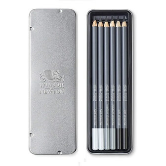 Winsor &amp; Newton Studio Collection 6 Charcoal Pencil Set 2