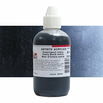 ARA Artist Acrylverf Ivory Black Extra A74 250ml