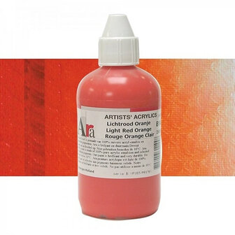 ARA Artist Acrylverf Light Red Orange B144 250ml
