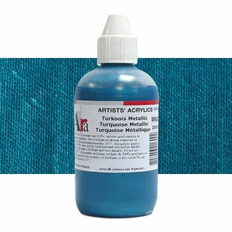 ARA Artist Acrylverf Metallic Turquoise C600 250ml