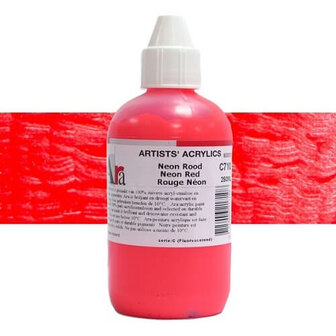 ARA Artist Acrylverf Neon Red C710 250ml