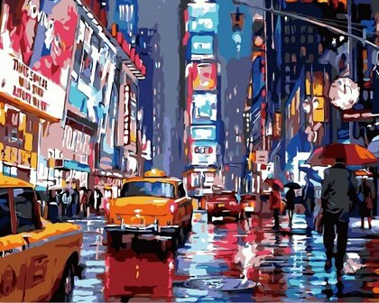 Paint By Number Set New York 40x50cm