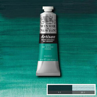 Winsor &amp; Newton Artisan Water Mixable Oil Colour Viridian 692 37ml