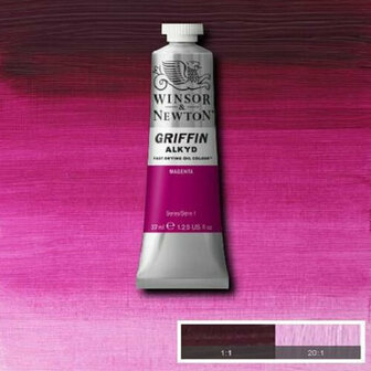 Winsor &amp; Newton Griffin Alkyd Olieverf 37ML Magenta 380