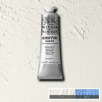 Winsor &amp; Newton Griffin Alkyd Olieverf 37ML Mixing White 415