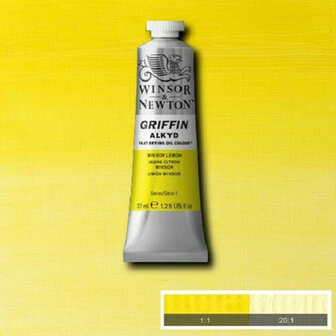 Griffin Alkyd Olieverf 37ML Winsor Lemon 722