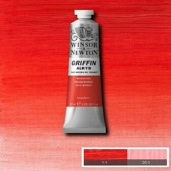 Griffin Alkyd Olieverf 37ML Winsor Red 726