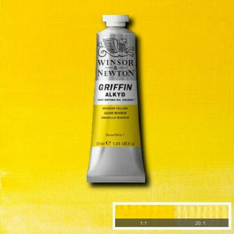 Griffin Alkyd Olieverf 37ML Winsor Yellow 730