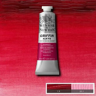 Griffin Alkyd Olieverf 37ML Permanent Alizarin Crimson 468