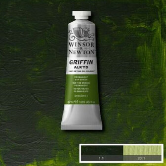 Griffin Alkyd Olieverf 37ML Permanent Sap Green 503