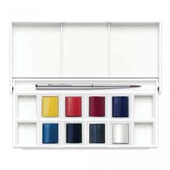 Winsor &amp; Newton Cotman Skyscape Pocket Box Aquarelset 8 napjes 2