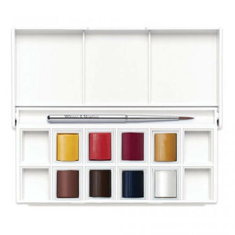 Winsor &amp; Newton Cotman Portrait Pocket Box Aquarelset 8 napjes 3