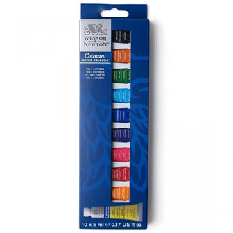 Winsor &amp; Newton Cotman Tubes Collection 10x5ml