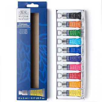 Winsor &amp; Newton Cotman Tubes Collection 10x5ml 2