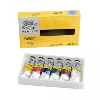 Winsor &amp; Newton Galeria Acrylverf Set 6x60ml 2