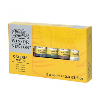 Winsor &amp; Newton Galeria Acrylverf Set 6x60ml 4