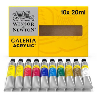 Winsor &amp; Newton Galeria Acrylverf Set 10x20ml 2