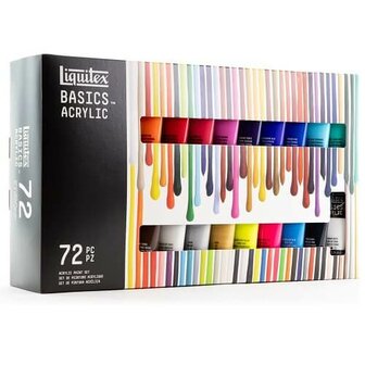 Liquitex Basics Acrylic Colour Set 72x22ML 2