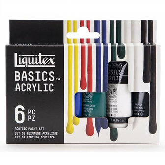 Liquitex Basics Acrylic Colour Set 6x22ML
