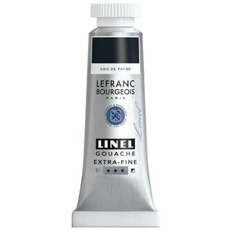 Lefranc &amp; Bourgeois Linel Gouache Extra Fine Payne&#039;s Gray 226 14ml