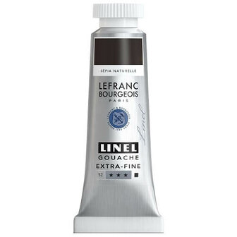 Lefranc &amp; Bourgeois Linel Gouache Extra Fine Raw Sepia 222 14ml